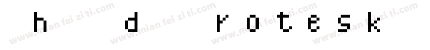 Sh Ad Grotesk BlackExtended字体转换